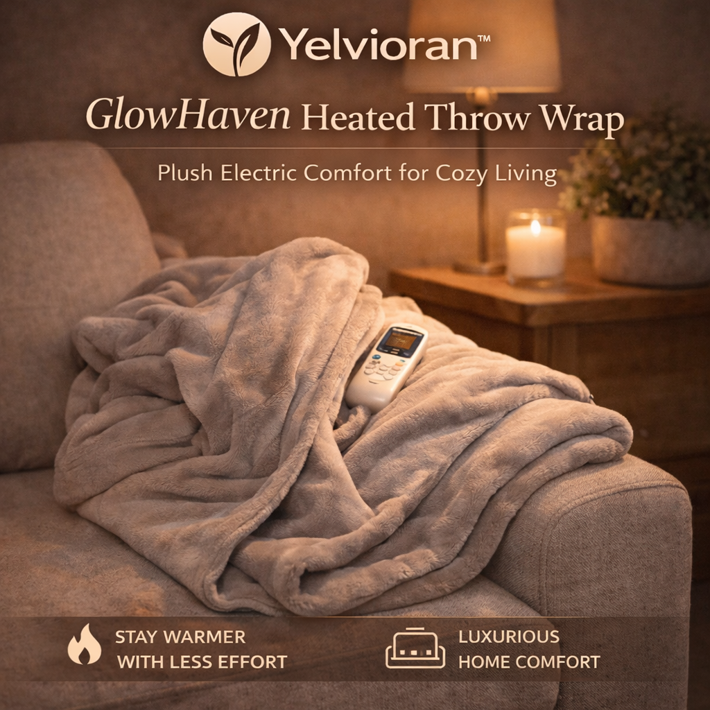 Yelvioran™ GlowHaven Heated Throw Wrap