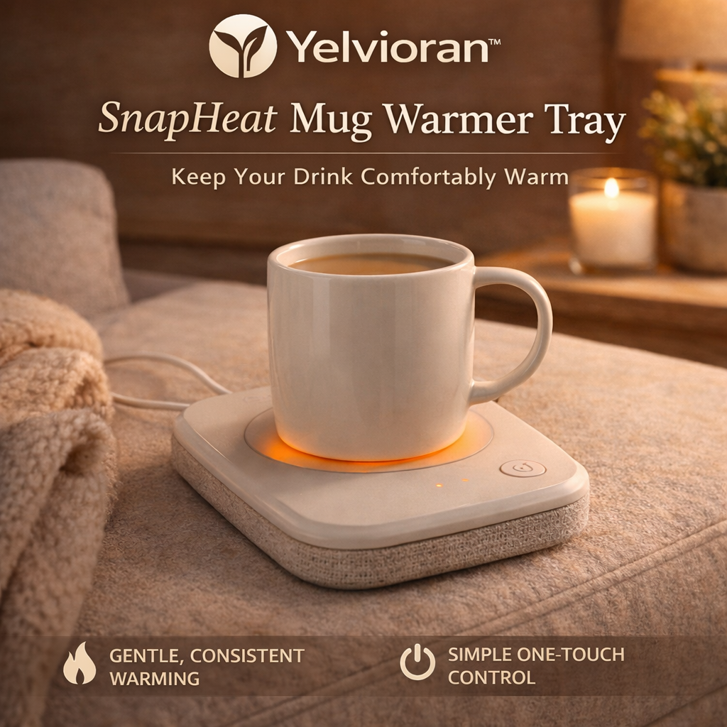 Yelvioran™ SnapHeat Mug Warmer Tray